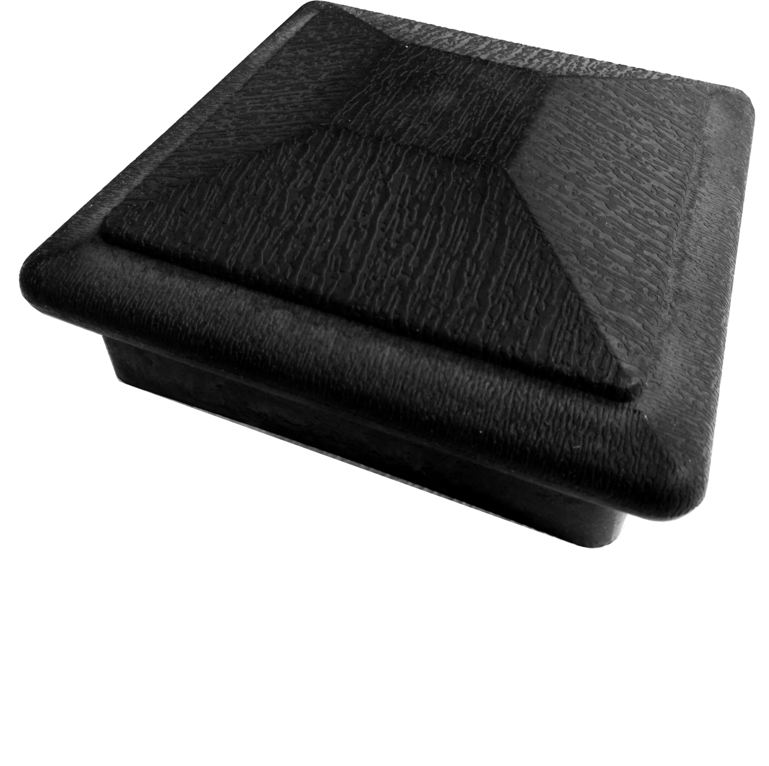 stolpetop-til-kompositstolpe-100x100mm-graasort-3019-utxt - K2 Komposit