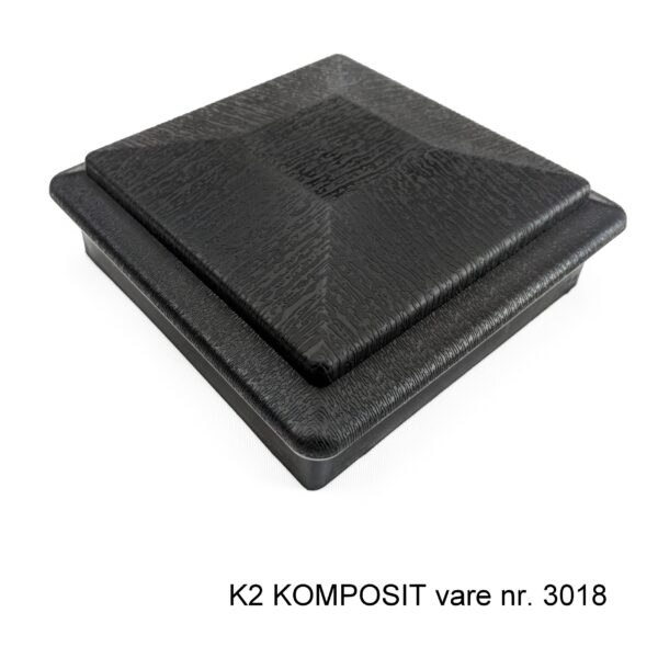 K2 Komposit top til komposit notstolpe 12x12 cm