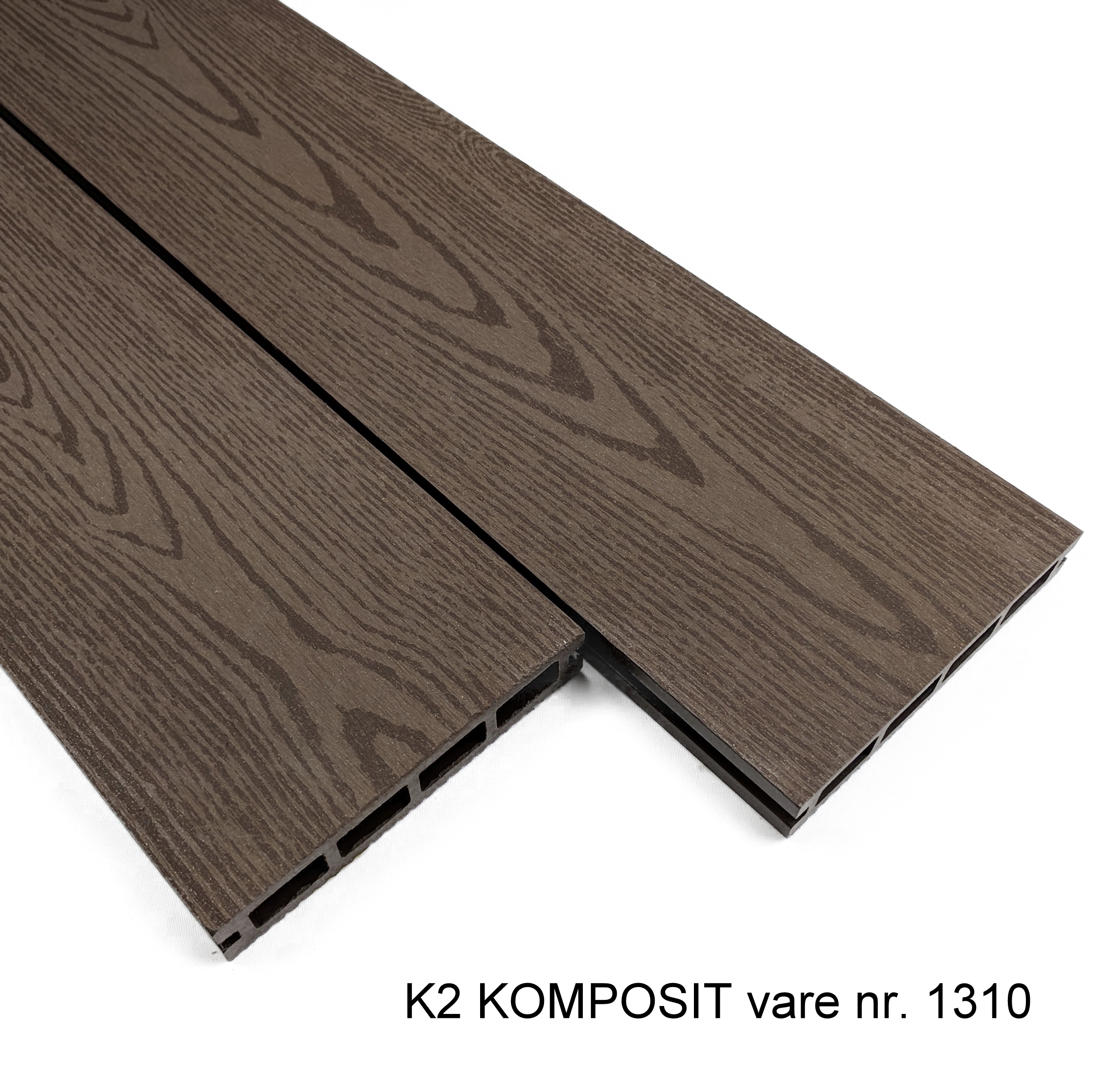 terrassebraedder-hule-komposit-25x150x2220mm-moerk-mahogni-rillet-traestruktur-bb-1310 - K2 Komposit K2 Komposit hule terrassebrædder 25x150x2220 mm mørk mahogni