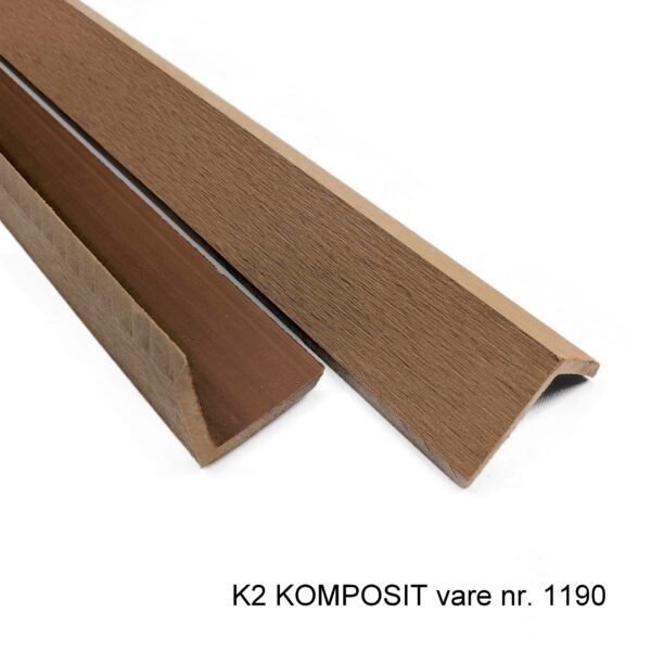 K2 Komposit vinkelliste teak
