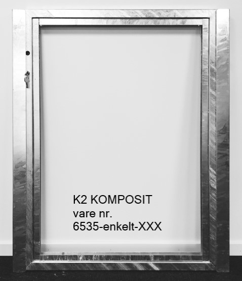 hegnslaage-specialmaal-enkeltlaage-varmgalvaniseret-6535-enkelt-2 - K2 Komposit K2 Komposit enkelt speciallåge