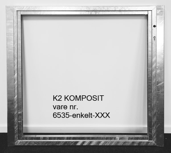 hegnslaage-specialmaal-enkeltlaage-varmgalvaniseret-6535-enkelt-3 - K2 Komposit K2 Komposit enkelt speciallåge